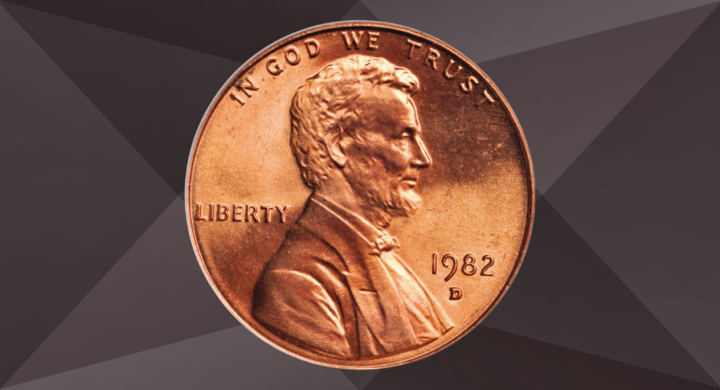 2. 1982-D Lincoln Penny (Copper Small Date)