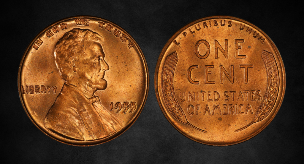 1. The 1955 Doubled Die Obverse Quarter