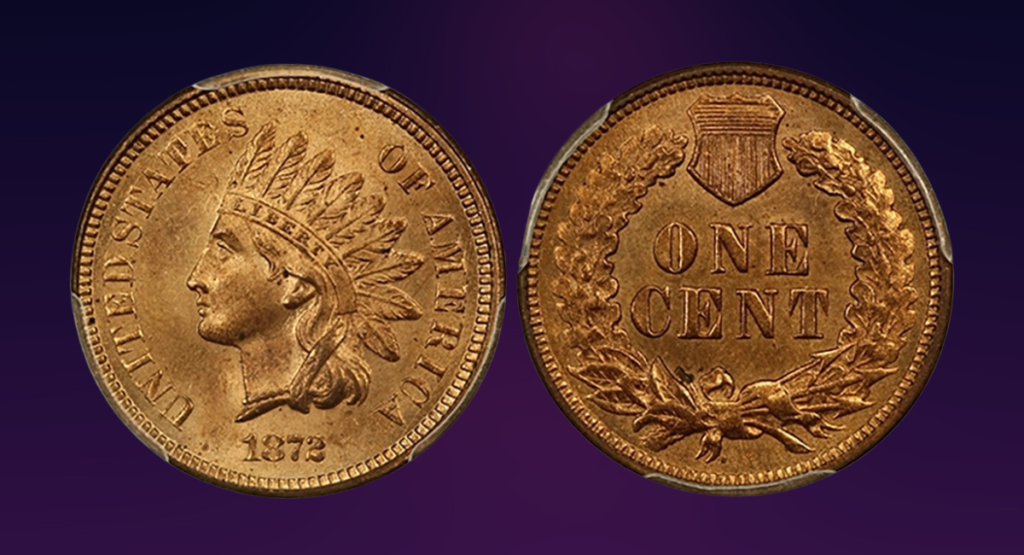 4. 1872 Indian Head Penny