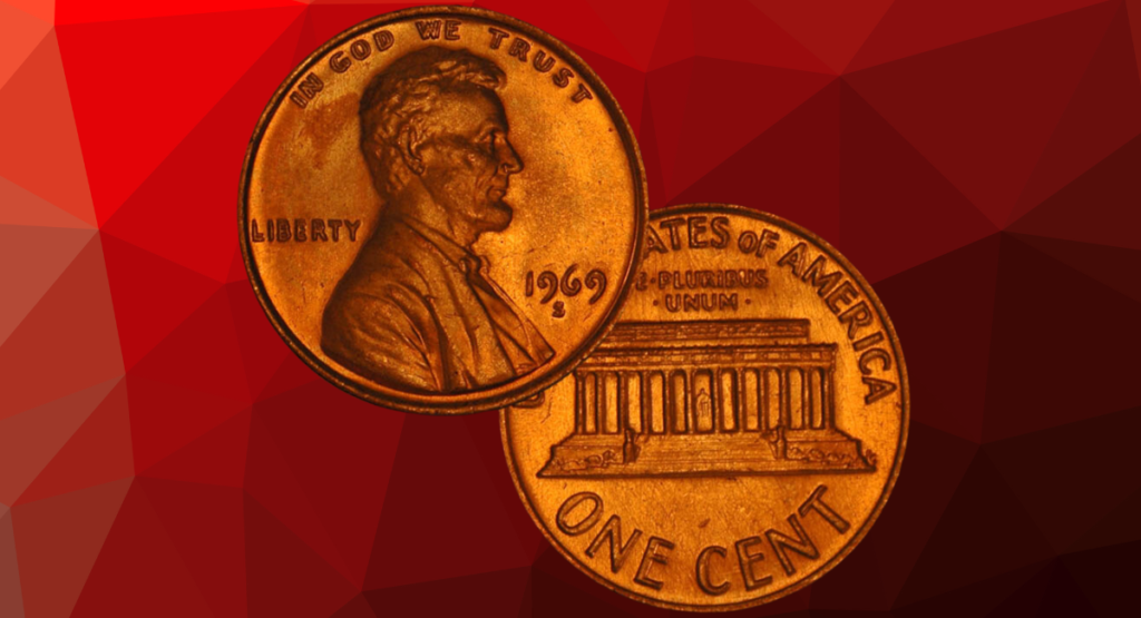 5. 1969-S Lincoln Penny (Doubled Die Obverse)