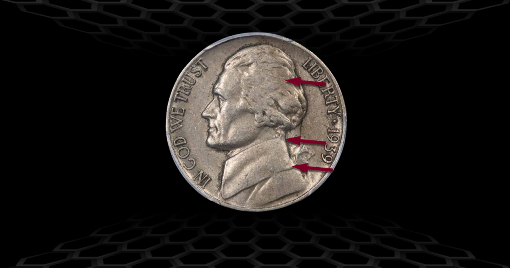 1942 Silver War Nickel - Missing Mintmark