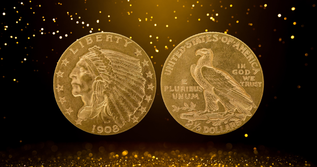 Gold Indian Head Quarter Eagle (1908-1929)