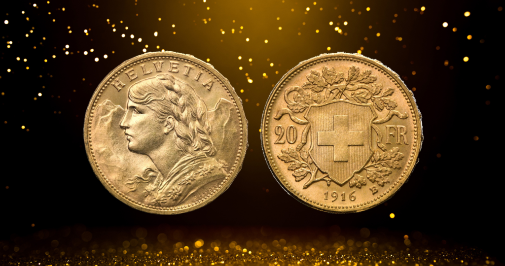  Swiss Gold 20 Francs Vreneli (1897-1949)