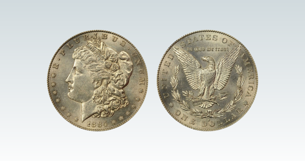  1884-S Morgan Silver Dollar