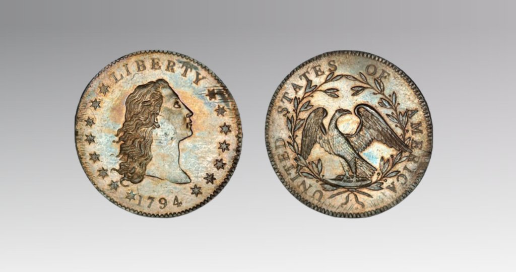 1794 Flowing Hair Silver Dollar 
