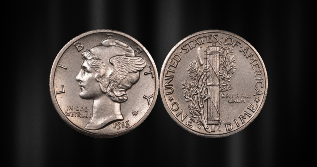 1916-D Mercury Dime