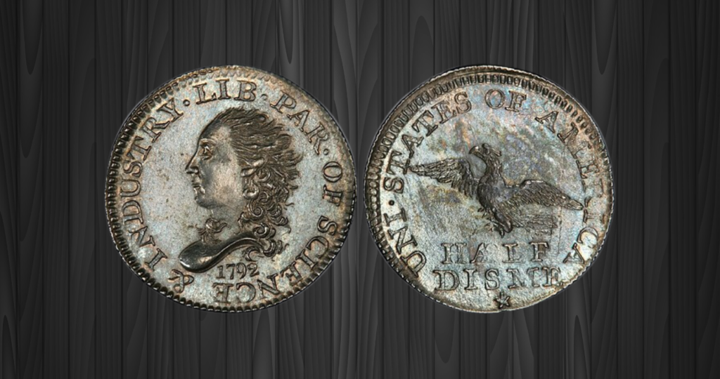 1792 MS68 Bust Half Dime (Disme)