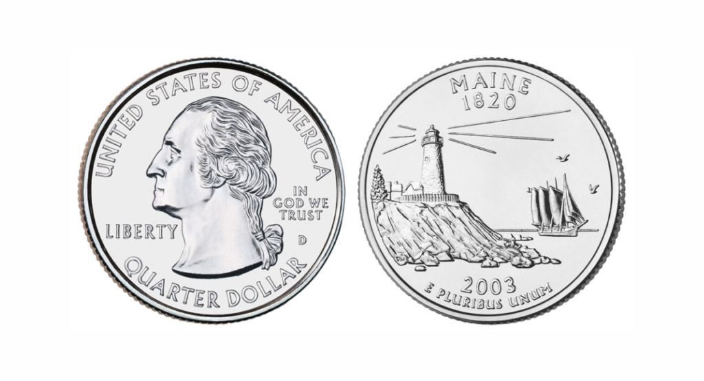 2003-D Maine State Quarter