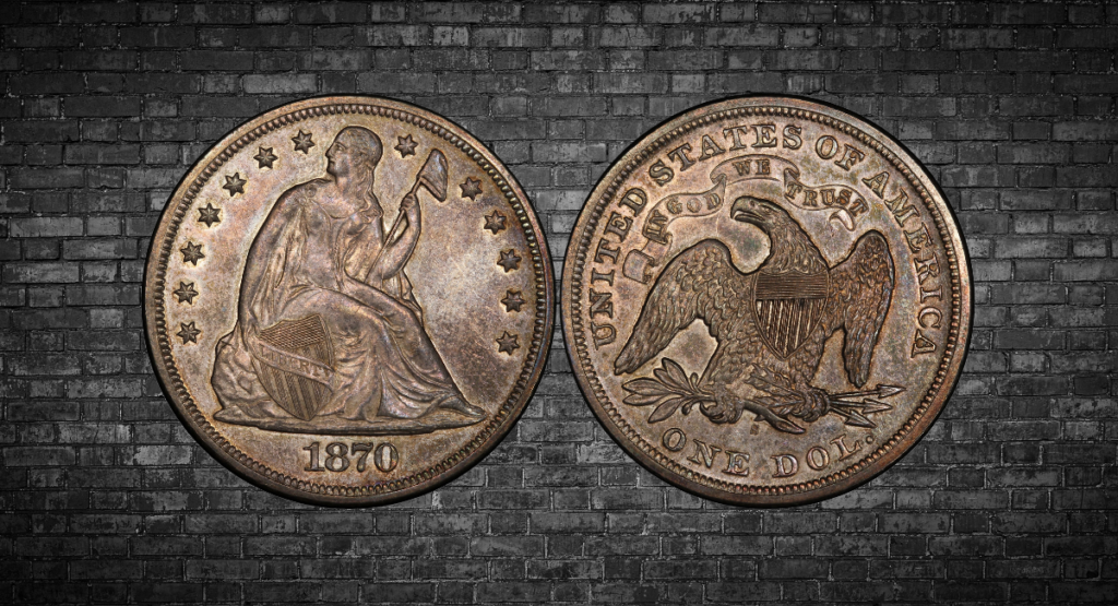  1870-S Liberty Seated Dollar