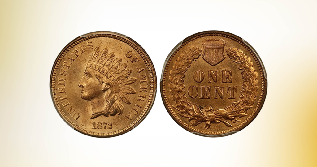 1872 Indian Head Penny