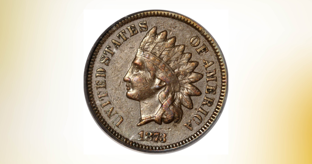 1873 Doubled LIBERTY Indian Head Penny
