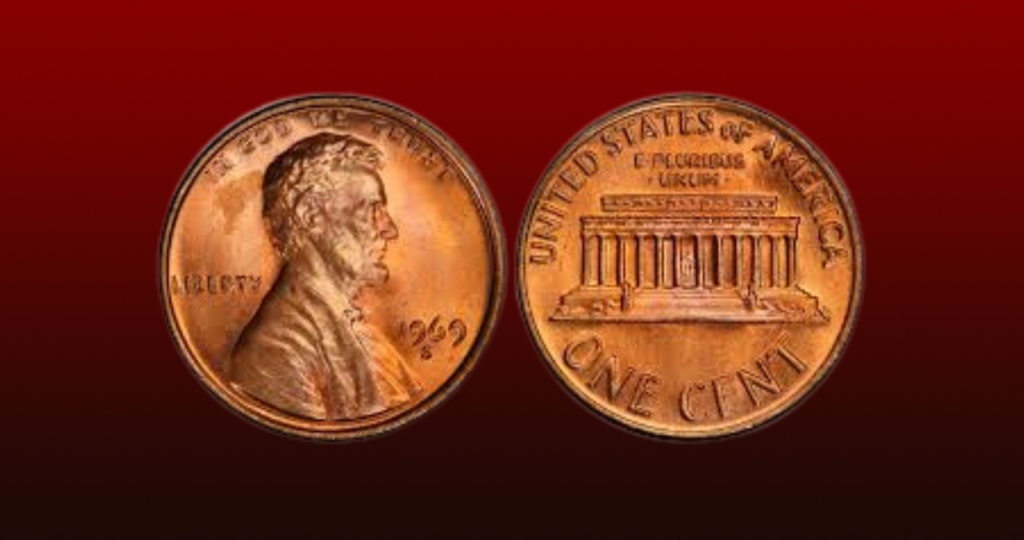 1969-S Lincoln Cent with Doubled Die Obverse