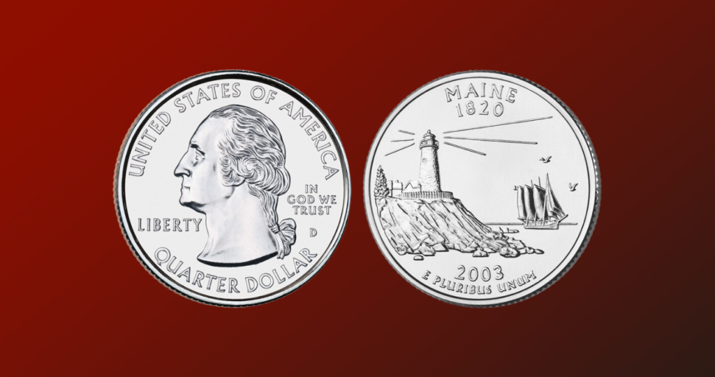 2003-D Maine State Quarter