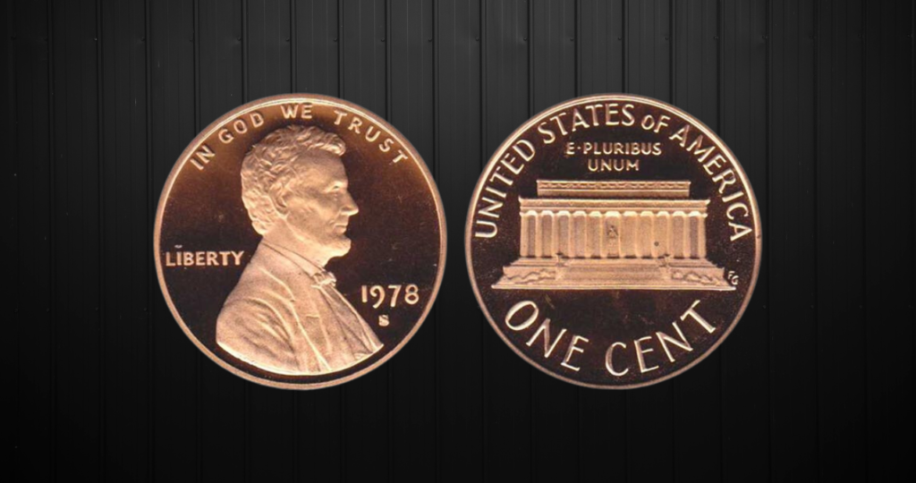 1978 S Proof Penny (With "S" Mint Mark)