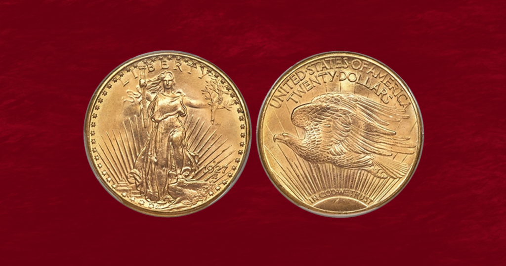 1927-D St Gaudens Double Eagle