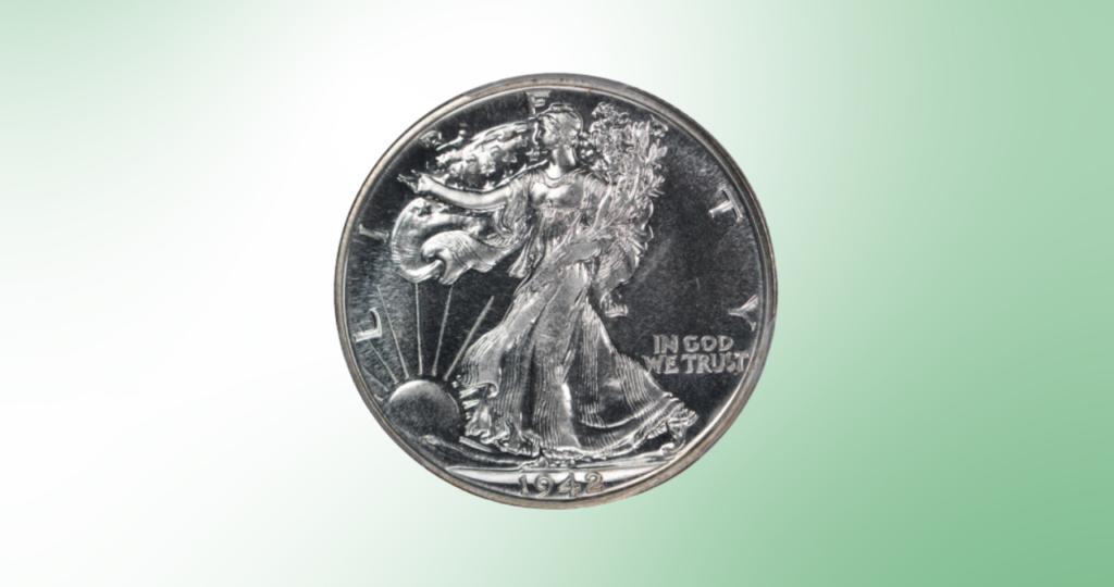 Specifications of the 1942 Walking Liberty Half Dollar Proof