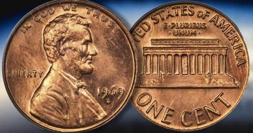 1969-S Doubled Die Obverse Penny