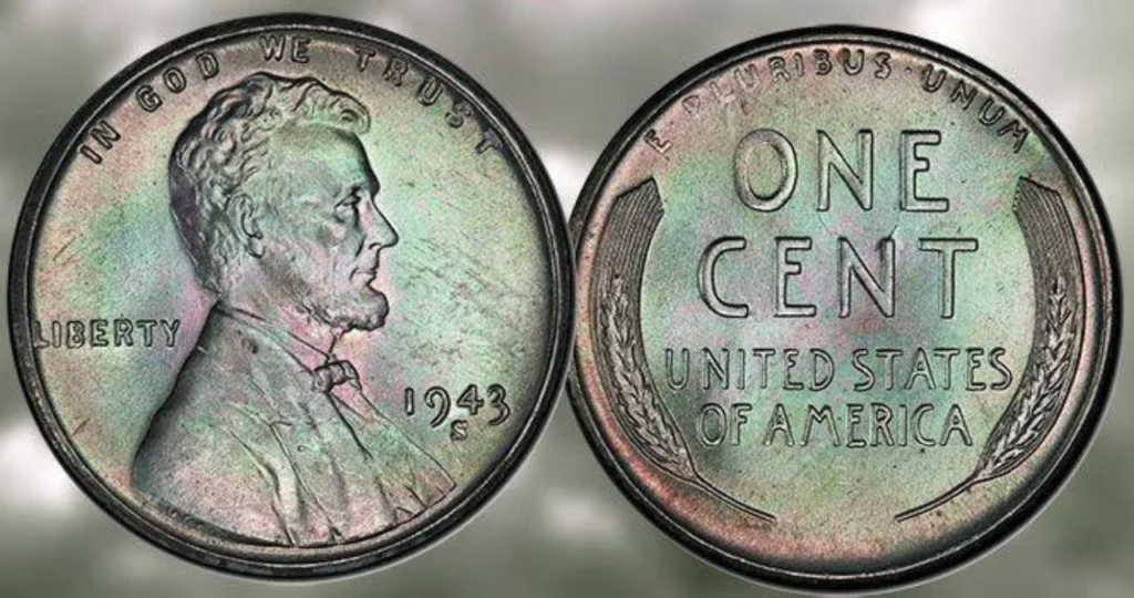 1943-S Lincoln Cent Struck on Bronze