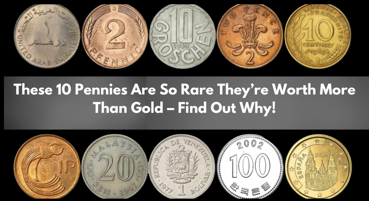 These 10 Pennies Are So Rare They’re Worth More Than Gold – Find Out Why!