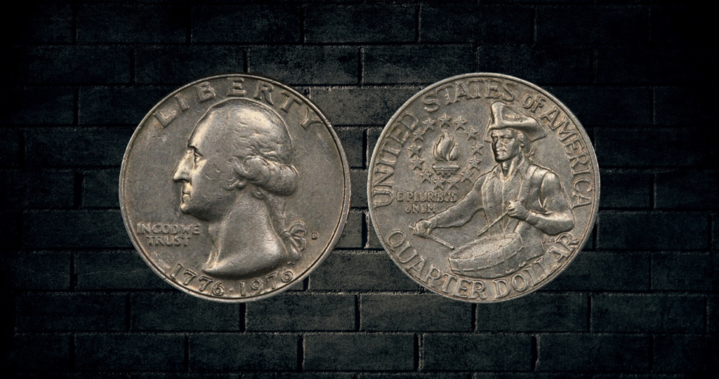 1976-D Double Die Obverse Quarter