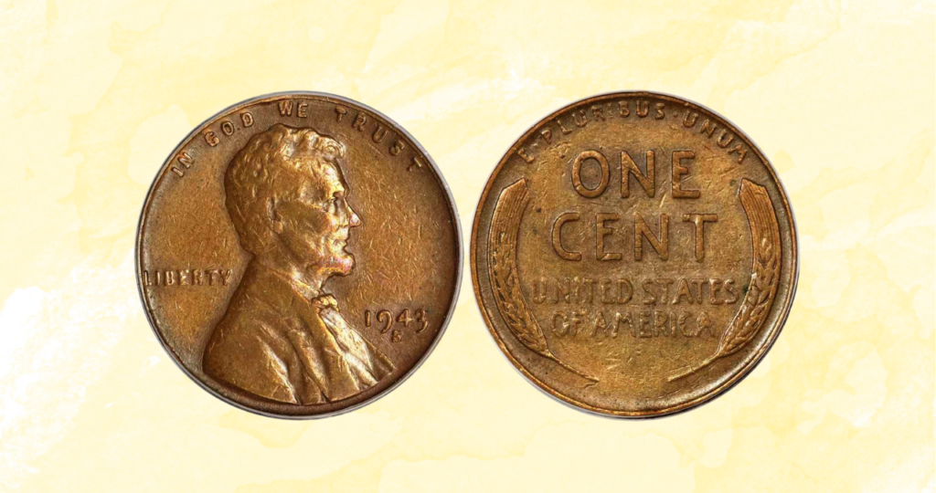 1943 Lincoln Head Copper Penny