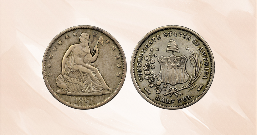 1861 Confederate Half Dollar