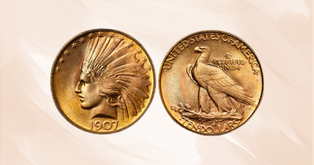 1907 Indian Head Gold Eagle